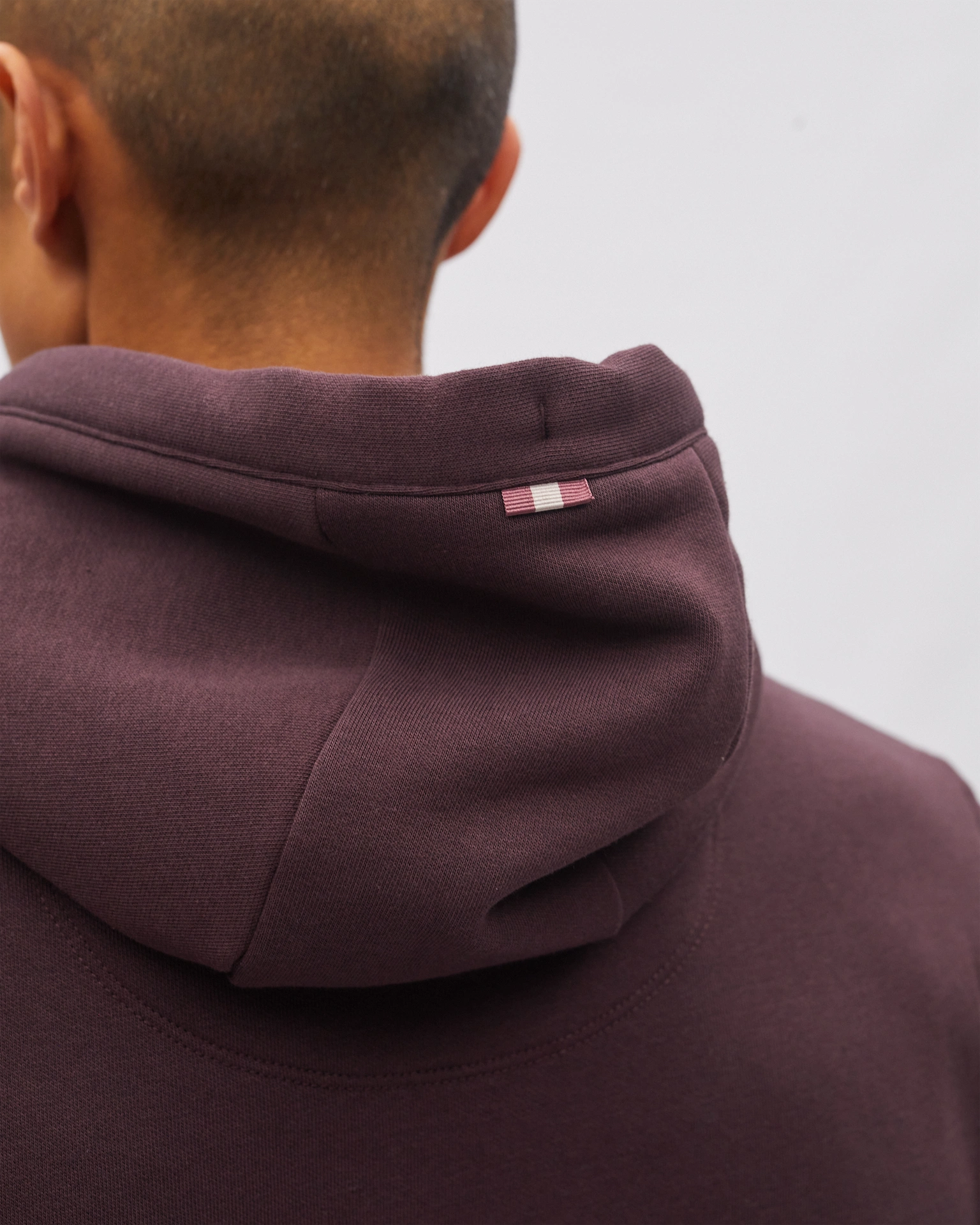 Diesel Slater Dark Prune Hoodie Dark Prune side view