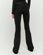 Tally Weijl Basic Black Cotton Trousers BLACK detail view