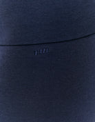 Tally Weijl Basic Blue Cotton Trousers Blue flat front view