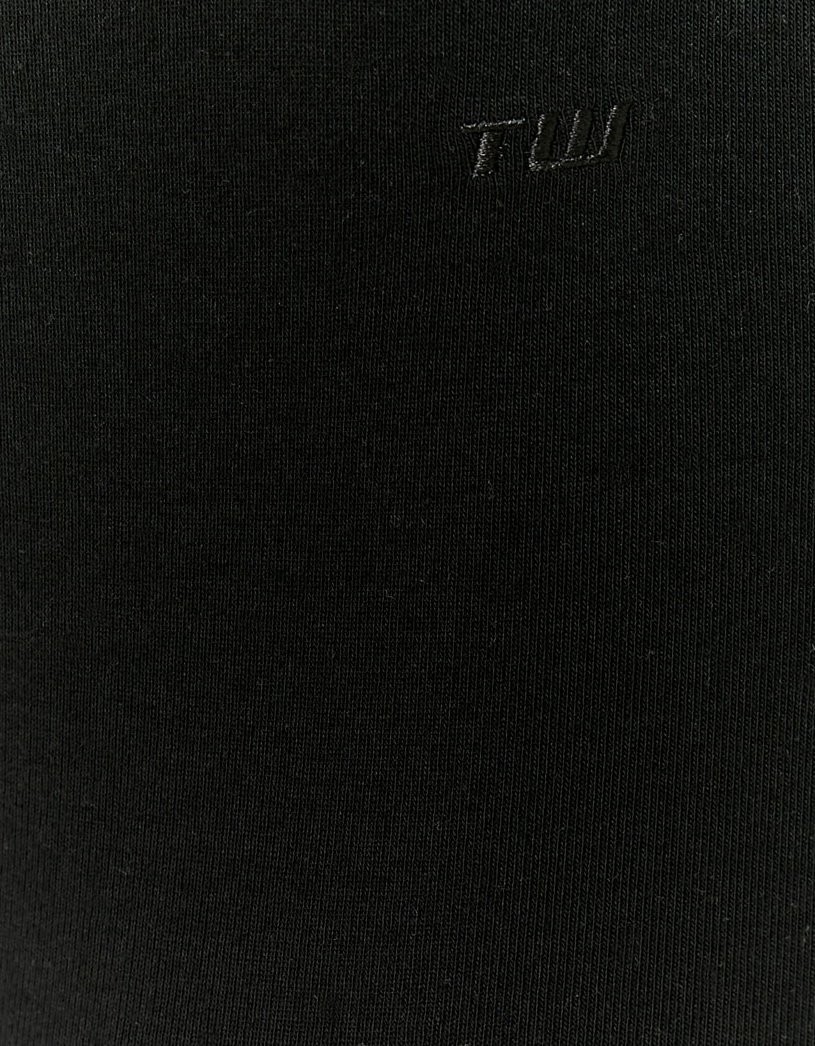 Ladies Basic Black Leggings-Logo View