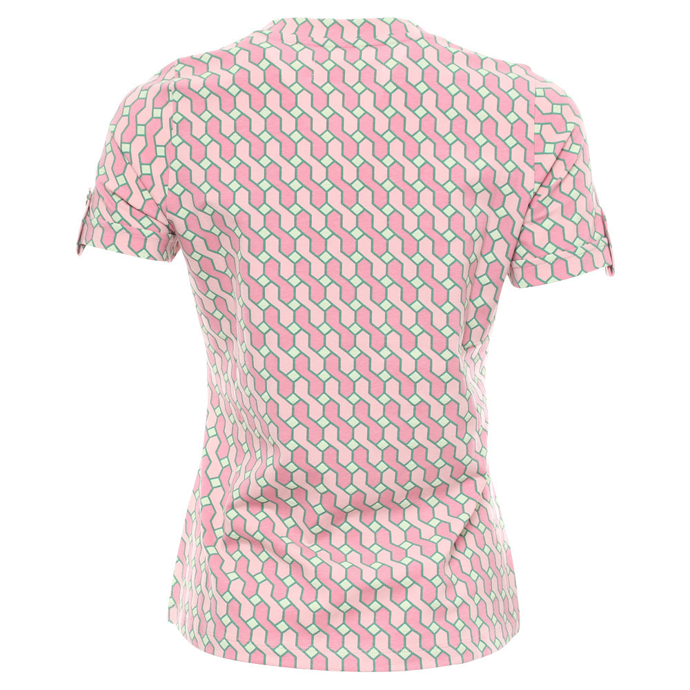 Ladies Sophie Pink Tee-Back View