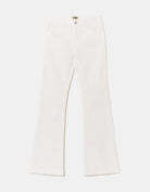Tally Weijl White Mid-Waist Bootcut Flare Jeans WHITE flat front view