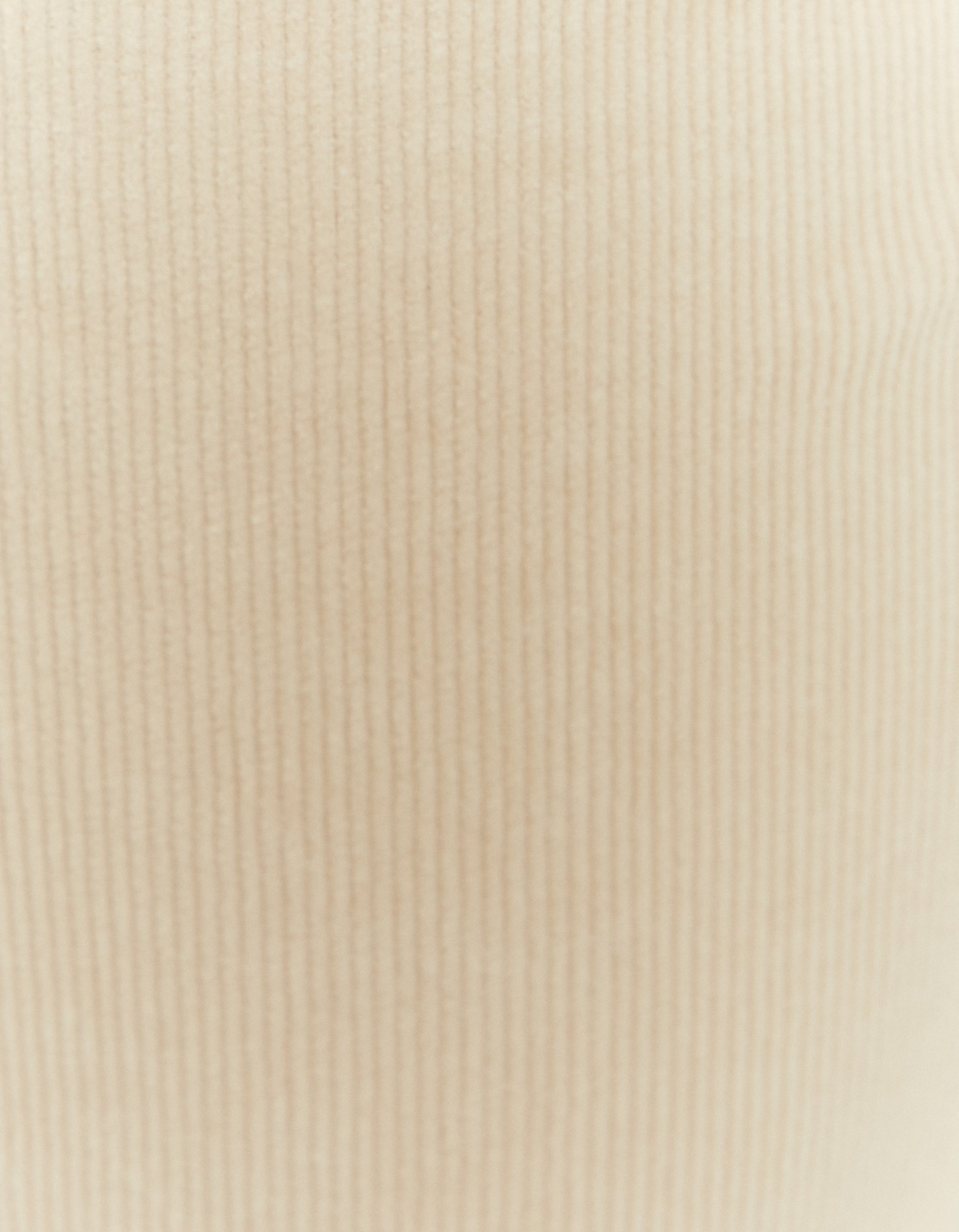 Ladies Beige Cord Bootcut Pant-Close Up View