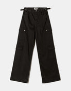 Tally Weijl Black High Waist Wide Leg Trousers BLACK side view