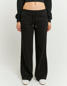 Tally Weijl Black Joggers Black front view