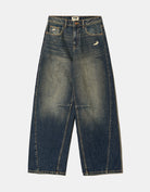 Tally Weijl Dark Wash Skater Jeans BLUE back view