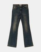 Tally Weijl Mid Waist Bootcut Jeans - Blue BLUE back view