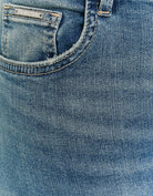 Tally Weijl Blue Bootcut Mid Waist Jeans BLUE flat front view