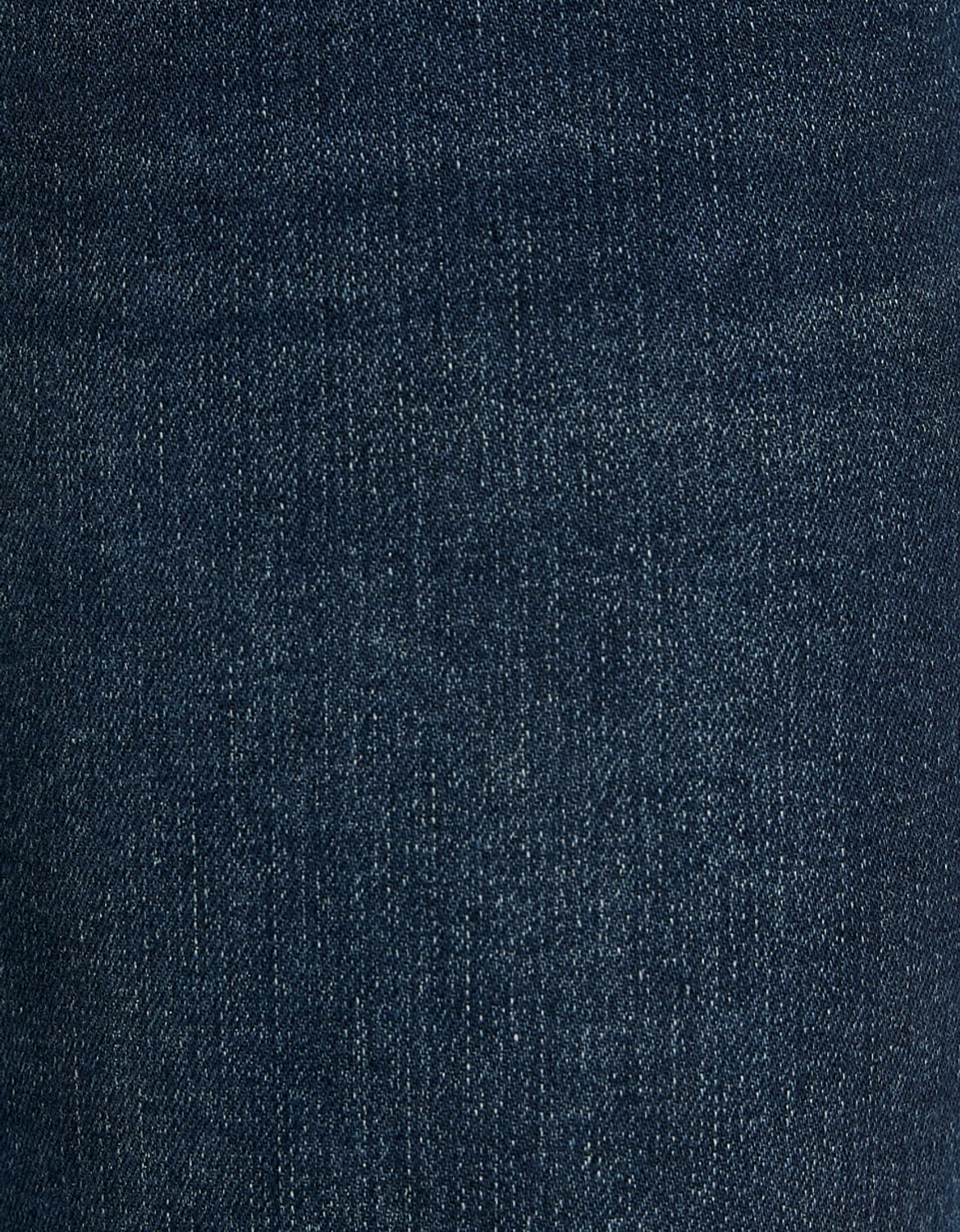 Ladies Mid Waist Bootcut Jeans - Dark Blue-Close Up View