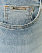 Tally Weijl Bootcut Mid Waist Jeans - Blue Blue flat front view