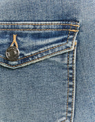 Tally Weijl Bootcut Mid Waist Blue Jeans Blue side view
