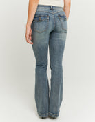 Tally Weijl Bootcut Mid Waist Blue Jeans Blue detail view