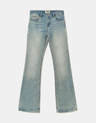 Tally Weijl Mid Waist Bootcut Blue Jeans Blue side view