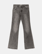 Tally Weijl Grey Mid-Waist Bootcut Jeans Grey back view