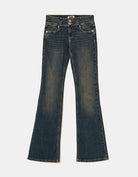 Tally Weijl Low-Waist Blue Bootsut Jeans Blue side view