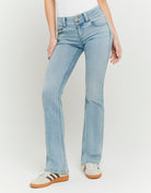 Tally Weijl Low Waist Bootcut Blue Jeans Blue detail view