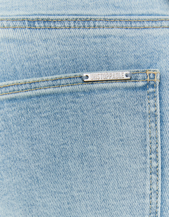 Tally Weijl Low Waist Bootcut Blue Jeans Blue side view