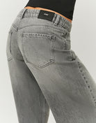 Tally Weijl Grey Low Waist Baggy Jeans GREY detail view