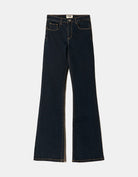 Tally Weijl Mid Waist Push Up Flare Jeans BLUE side view