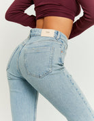 Tally Weijl Blue High Waist Flare Jeans BLUE detail view