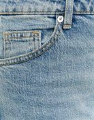 Tally Weijl Low Waist Blue Straight Leg Jeans Blue side view