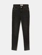 Tally Weijl Push Up Mid Waist Skinny Jeans - Black Black model front view