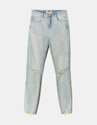 Tally Weijl Skinny Mid Waist Push Up Blue Jeans BLUE side view