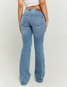 Tally Weijl Blue Low-Waist Bootcut Jeans Blue detail view