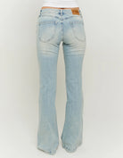 Tally Weijl Light Wash Low Waist Bootcut Jeans BLUE detail view