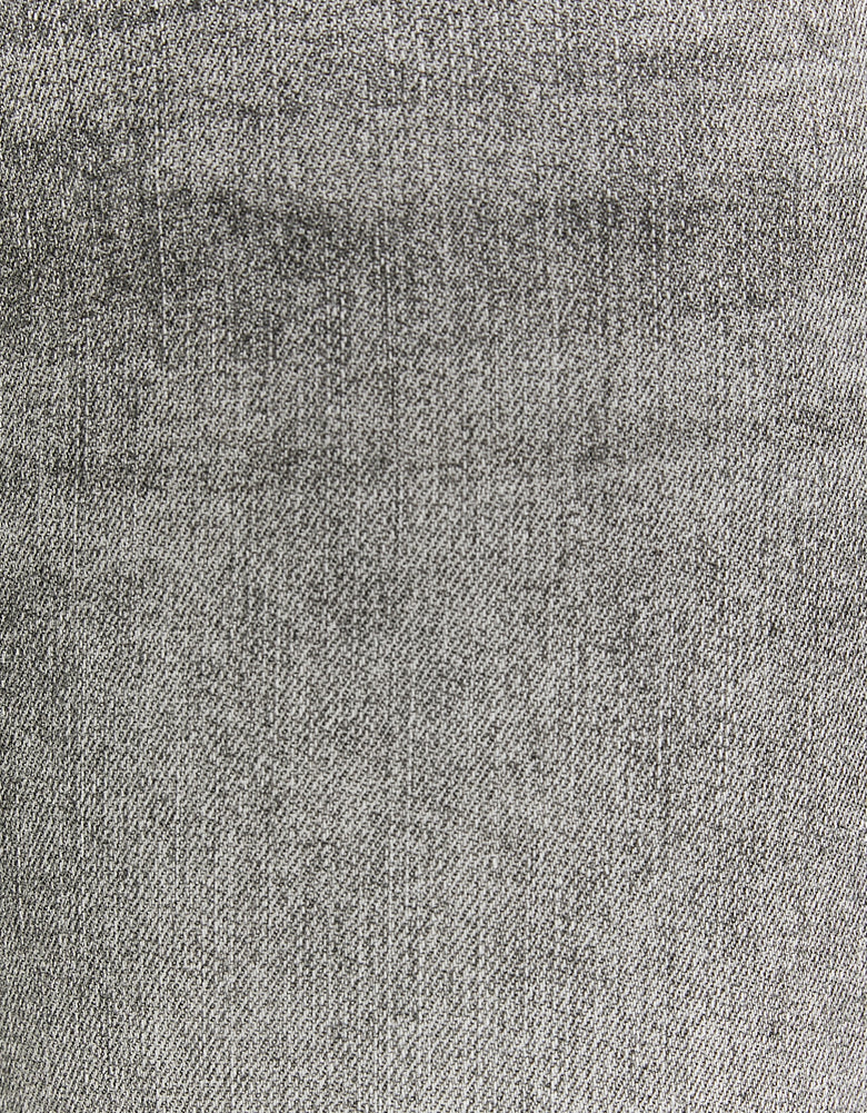 Ladies Low-Waist Grey Bootcut Jeans-Pattern View