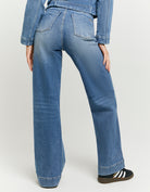 Tally Weijl Blue Mid Waist Wide Leg Jeans Blue detail view