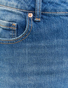 Tally Weijl High Waist Wide Leg Blue Jeans Blue flat front view