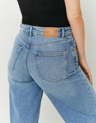 Tally Weijl Blue High Waist Wide Leg Jeans Blue detail view