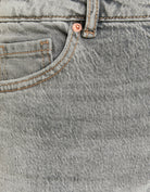 Tally Weijl Grey Mid Waist Wide Leg Jeans Grey flat front view