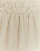 Tally Weijl Beige Wide Leg Linen Pants BEIGE flat front view