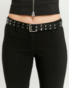 Tally Weijl Black Flare Tailoring Trousers Black detail view