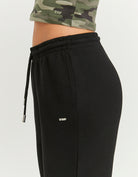Tally Weijl Black Flare Joggers model detail view