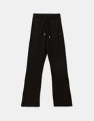 Tally Weijl Black Flare Joggers flat front view