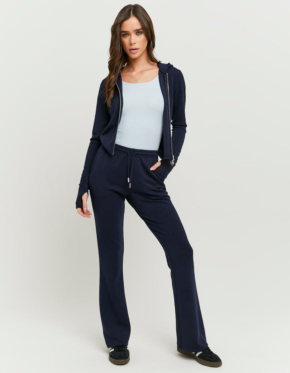 Tally Weijl Blue Flare Jogger BLUE front view