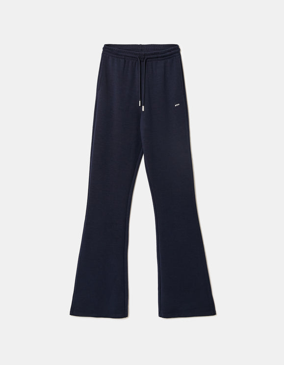 Tally Weijl Blue Flare Jogger BLUE back view