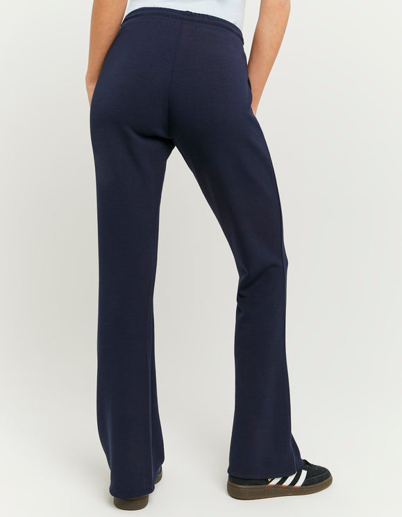 Tally Weijl Blue Flare Jogger BLUE flat front view