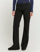 Tally Weijl Black Low Waist Trousers BLACK front view