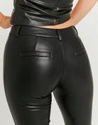 Tally Weijl Black Mid-Waist Flare Pants Black detail view