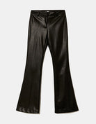 Tally Weijl Black Mid-Waist Flare Pants Black side view