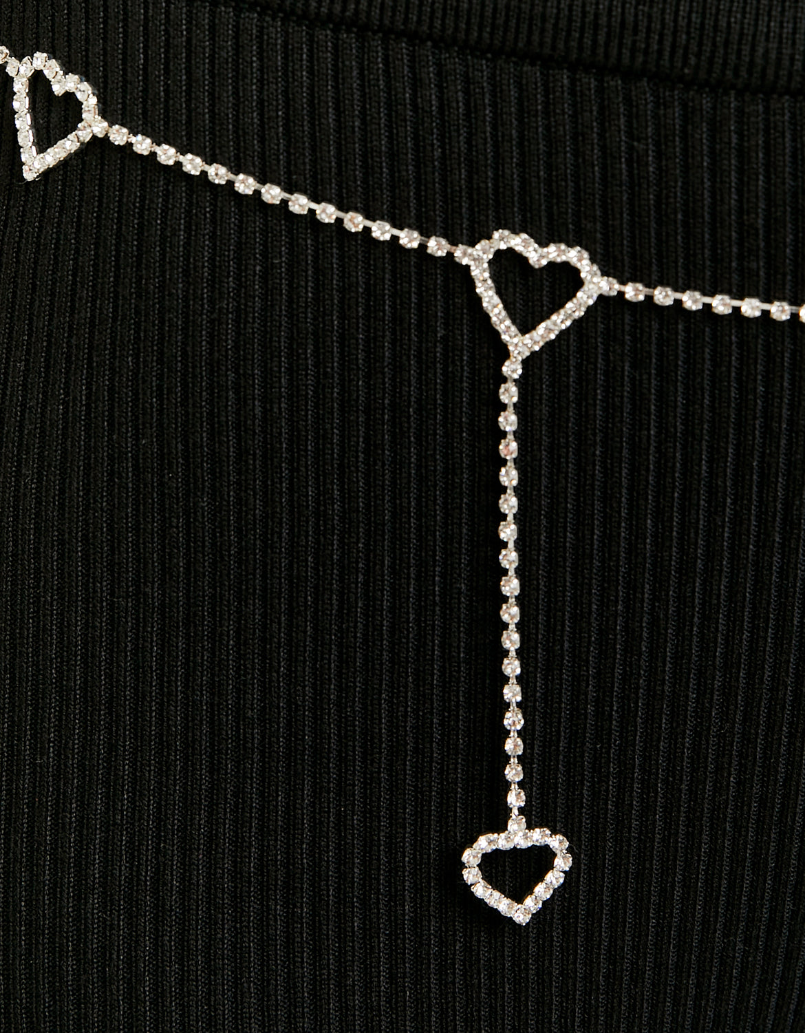 Ladies Knitted Flare Trousers With Belt-Belt View