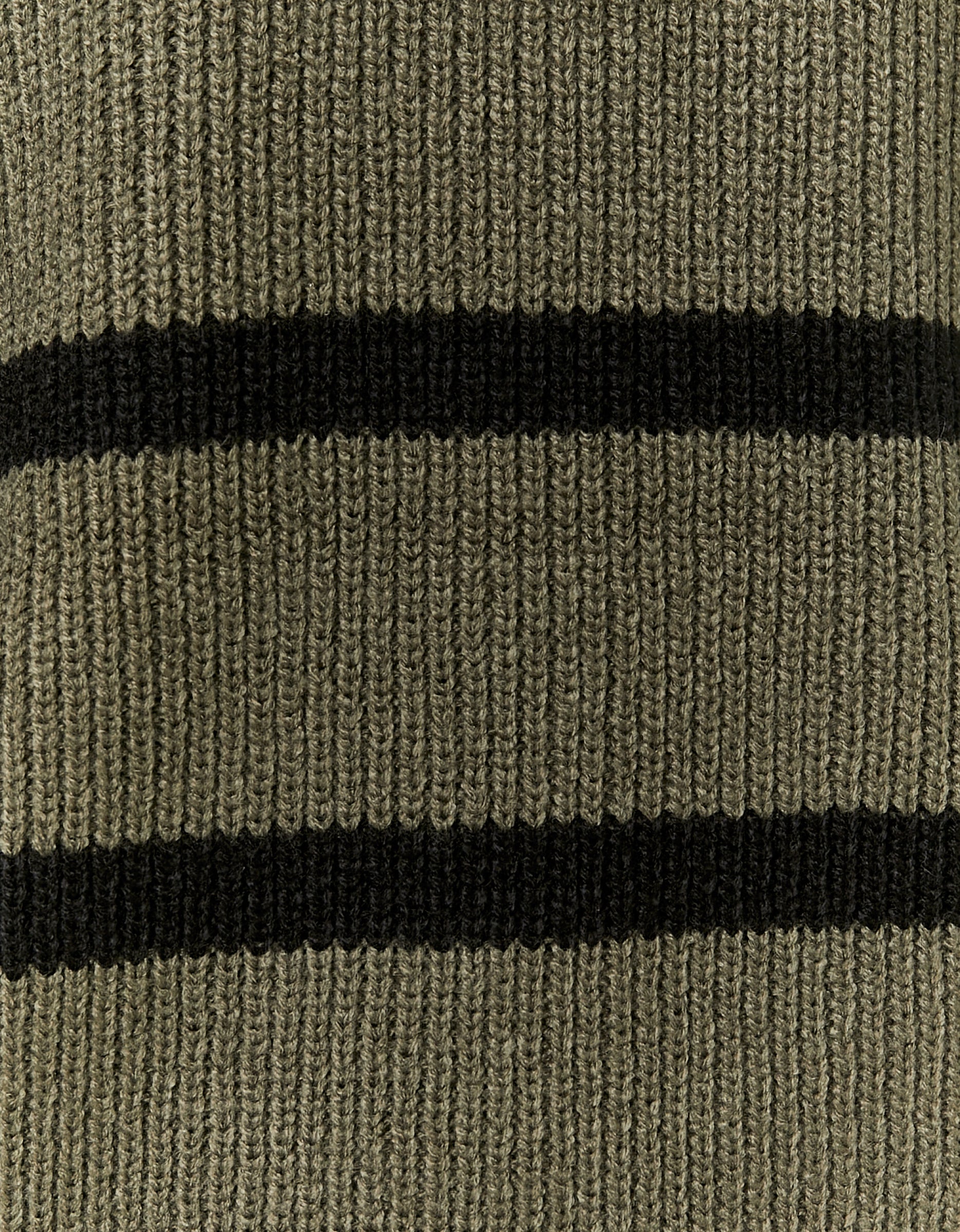 Green/Black Striped Jumpers With Cut Out Shoulders