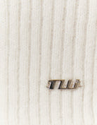 Tally Weijl White Turtle Neck Knit Jumper WHITE side view