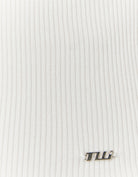 Tally Weijl White Striped Knit Top White side view