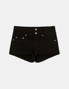 Tally Weijl Black Low Waist Shorts BLACK back view