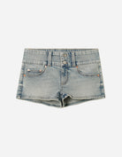 Tally Weijl Blue Low Waist Shorts BLUE side view